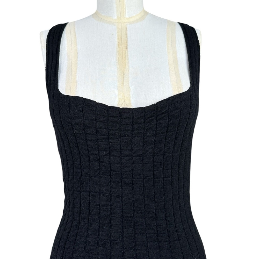 Free People Beach Short and Sweet Mini‎ Dress Black Textured Beach Dress Size XS - Picture 6 of 10